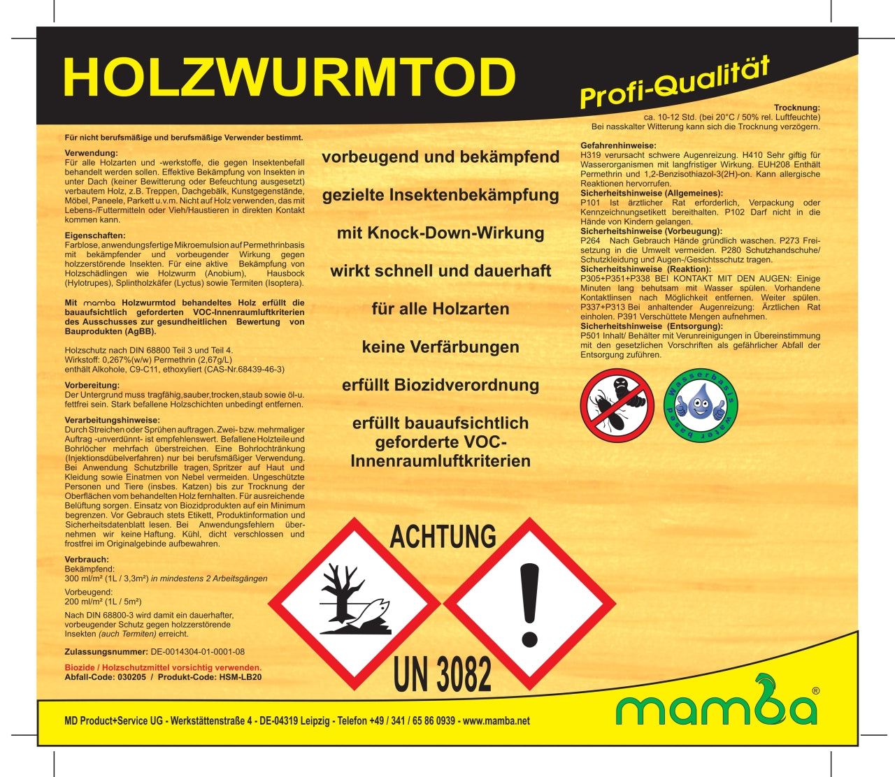Mamba Woodworm Ex(HWT)