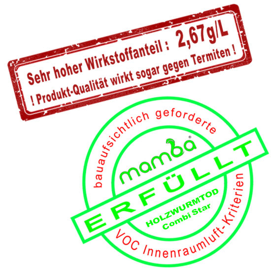 Mamba Holzwurmtod Combi Star